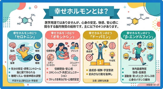 「幸せホルモン」とは?