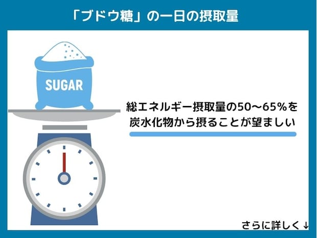 ブドウ糖の一日の摂取量