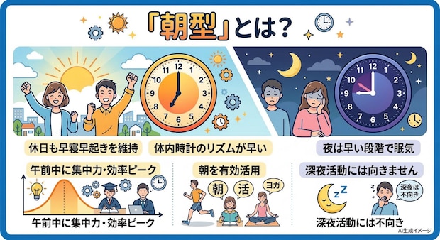 「朝型」とは？