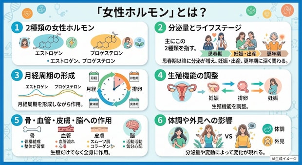 「女性ホルモン」とは？