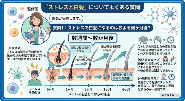 「ストレスと白髪」についてよくある質問