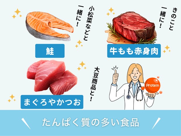 たんぱく質の多い食品