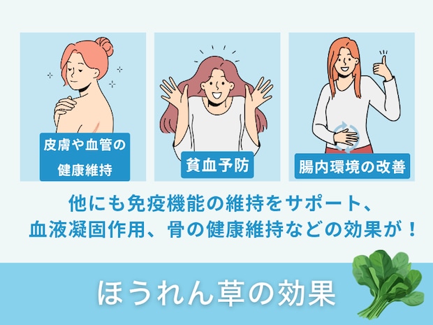 ほうれん草の効果