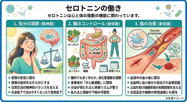 セロトニンの働き