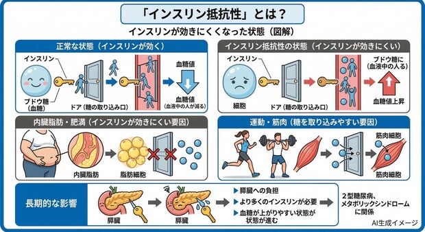 「インスリン抵抗性」とは?
