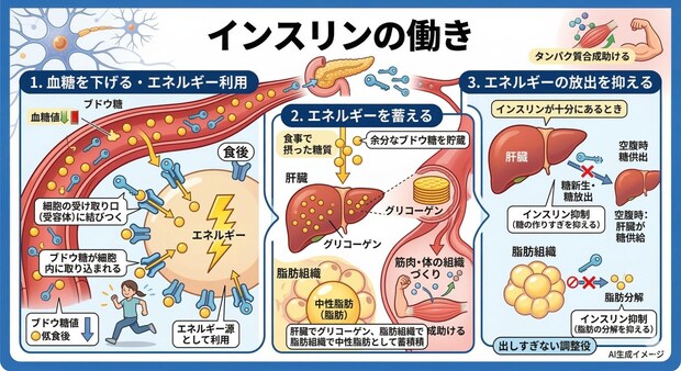 インスリンの働き