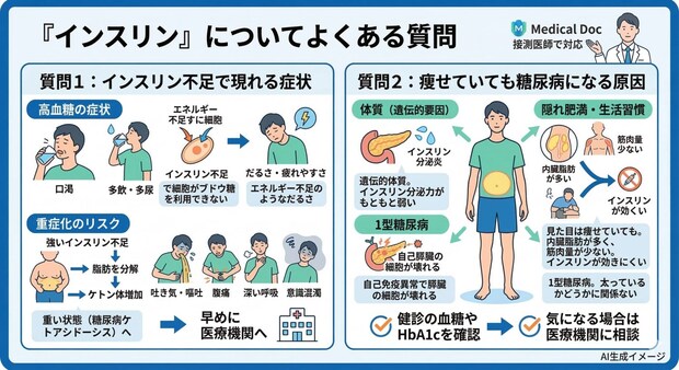 「インスリン」についてよくある質問
