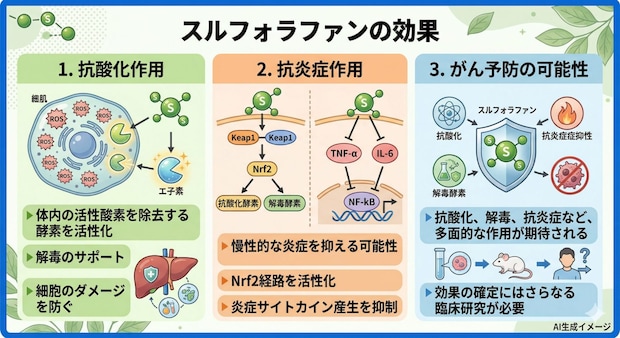 スルフォラファンの効果