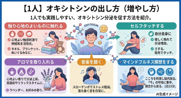 【1人】オキシトシンの出し方（増やし方）