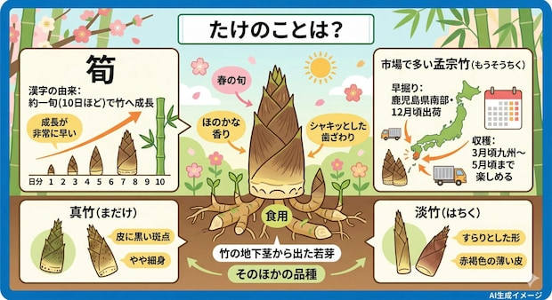 たけのことは？