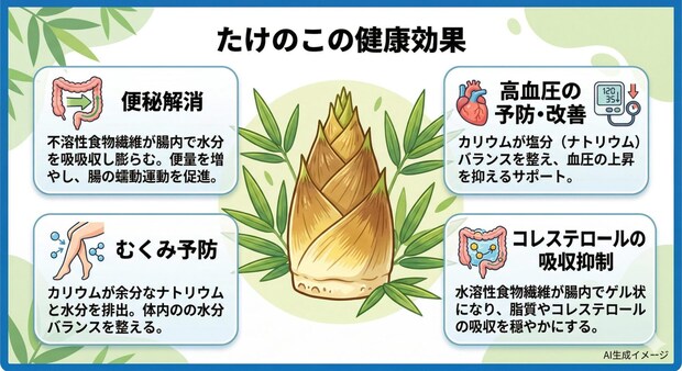 たけのこの健康効果