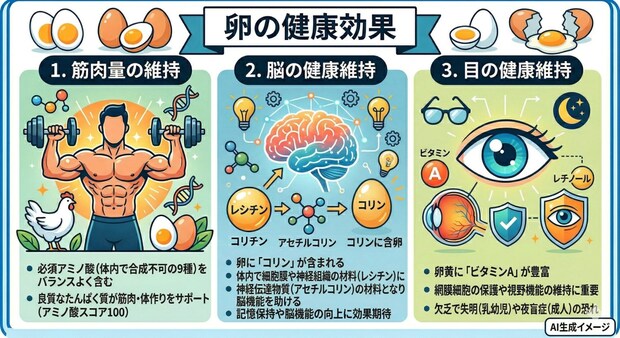 卵の健康効果