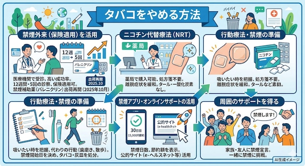 タバコをやめる方法