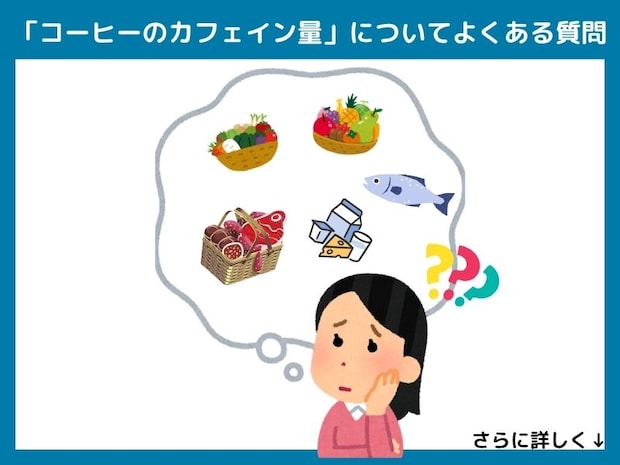 「コーヒーのカフェイン量」についてよくある質問