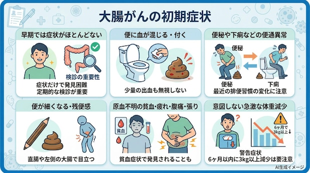 大腸がんの初期症状