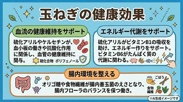 玉ねぎの健康効果