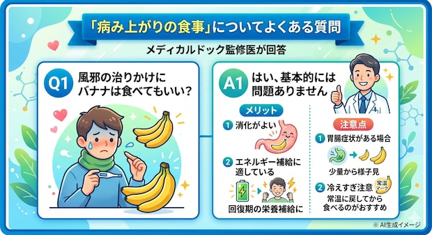 「病み上がりの食事」についてよくある質問