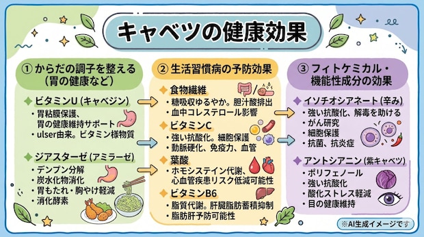 キャベツの健康効果