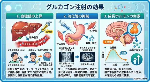グルカゴン注射の効果