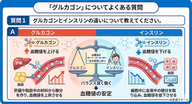 「グルカゴン」についてよくある質問