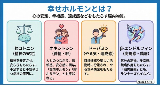 「幸せホルモン」とは？