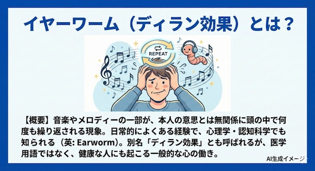 イヤーワーム(ディラン効果)とは?