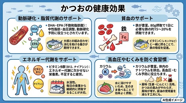 かつおの健康効果