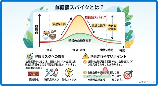 血糖値スパイクとは？