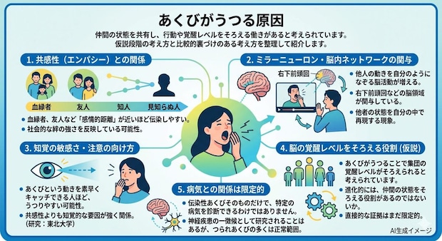 あくびがうつる原因