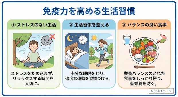 免疫力を高める生活習慣