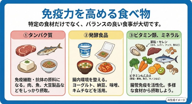 免疫力を高める食べ物