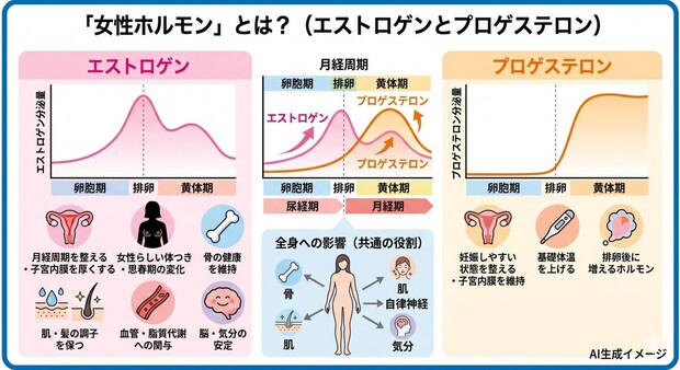 「女性ホルモン」とは?