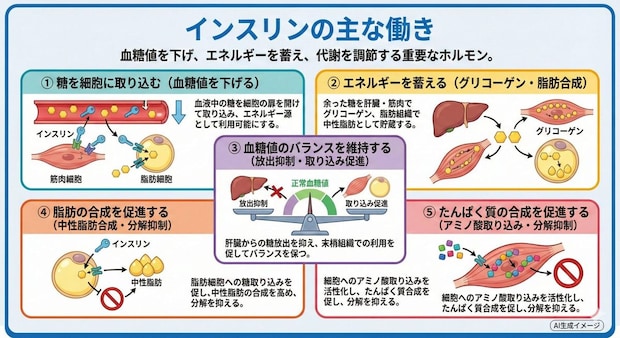 インスリンの働き