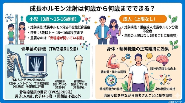 成長ホルモン注射は何歳から何歳までできる？