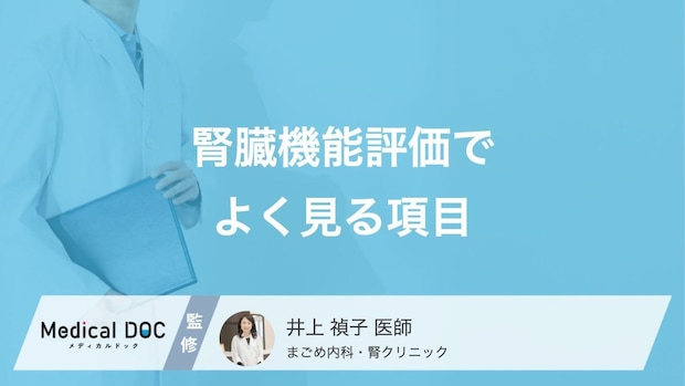 eGFR・クレアチニン…腎臓機能評価･腎臓検診でよく見る検査項目を医師が解説!