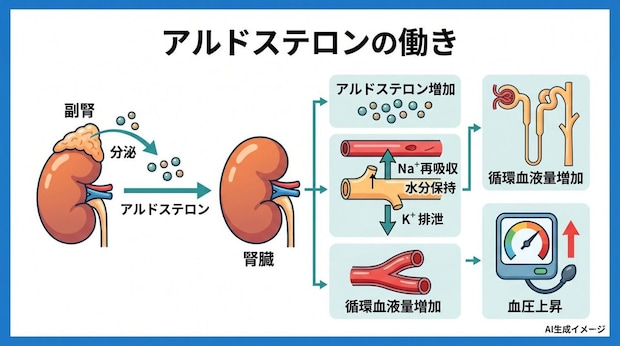 アルドステロンの働き