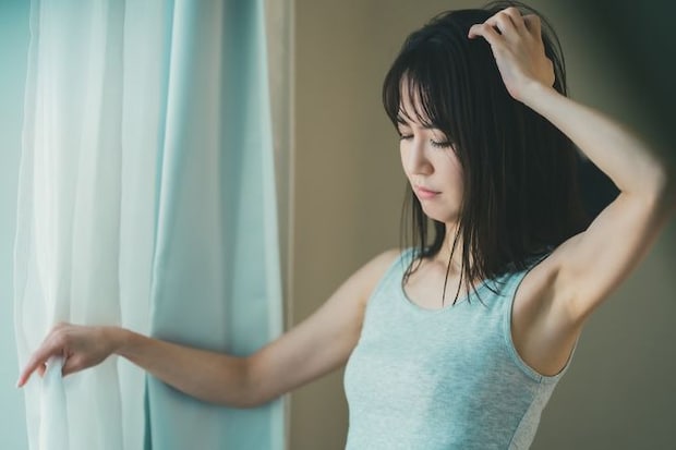 歯磨きする間も立っていられない