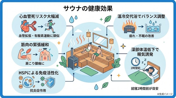 サウナの健康効果