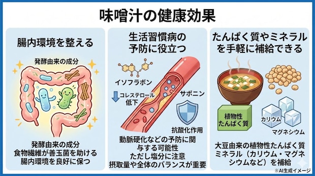 味噌汁の健康効果