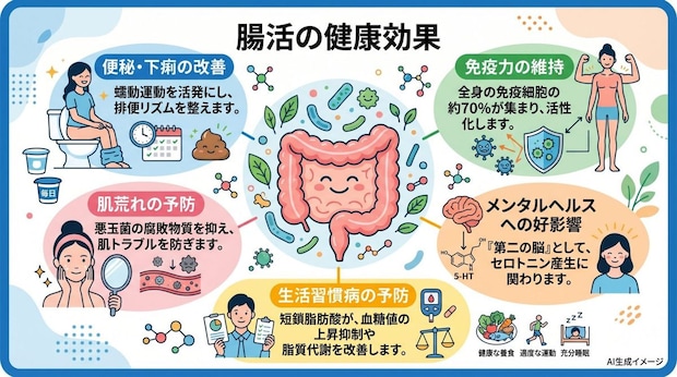 腸活の健康効果