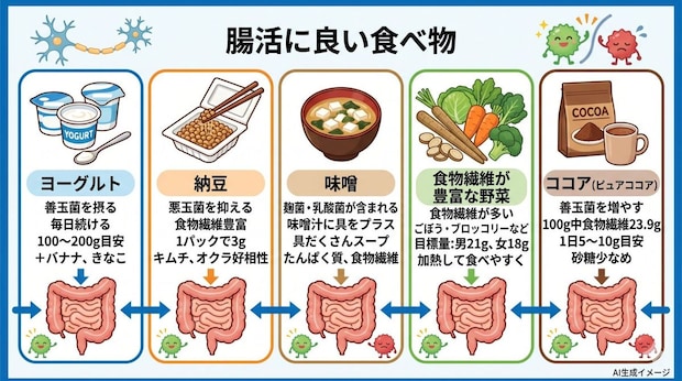 腸活に良い食べ物