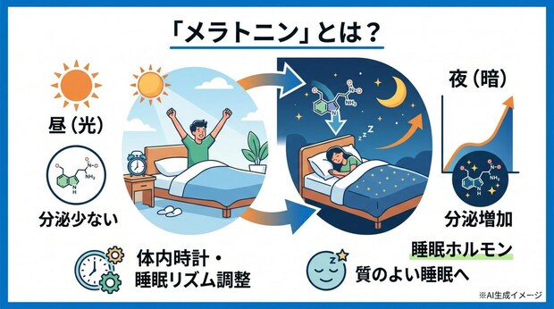 「メラトニン」とは？