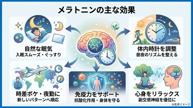 メラトニンの効果