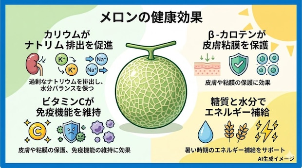 メロンの健康効果