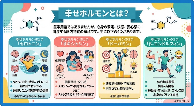 「幸せホルモン」とは?