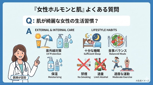 「女性ホルモンと肌」についてよくある質問
