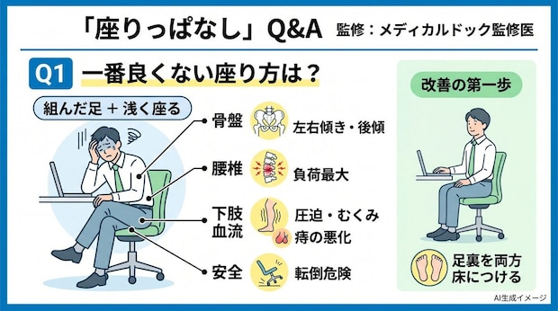 「座りっぱなし」についてよくある質問