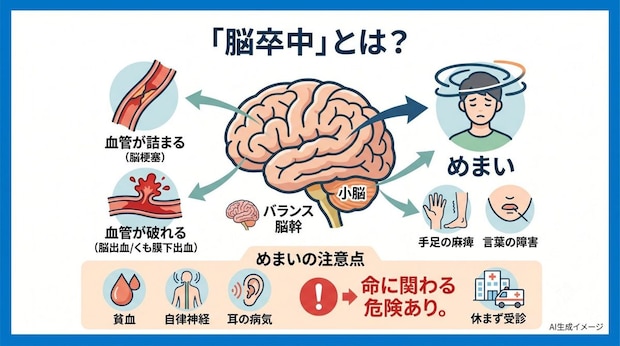 「脳卒中」とは？
