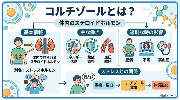 「コルチゾール」とは？