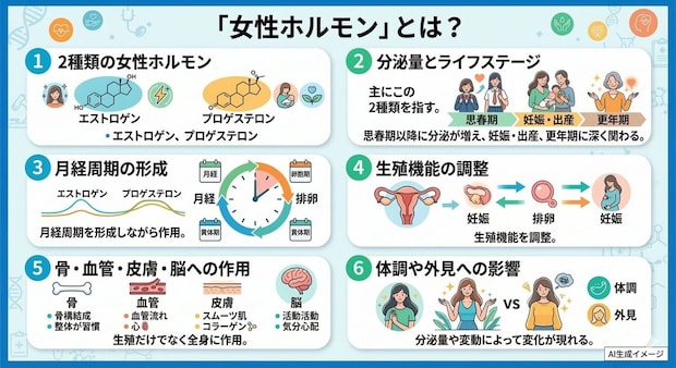 「女性ホルモン」とは？